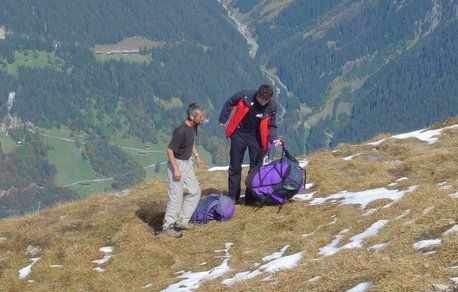Paragliding Start