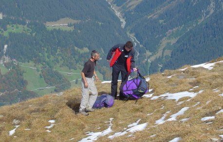 Paragliding Start