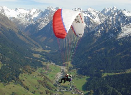 Paragliding Flug