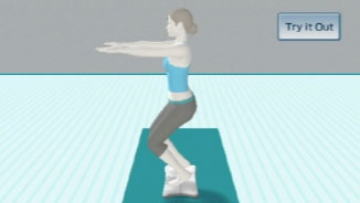 Wii Fit Muskelübungen