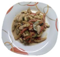 Cashew-Hähnchen-Pfanne